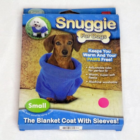 Snuggie For Dogs Fleece Blanket Coat Pink size Small - Picture 5 of 5